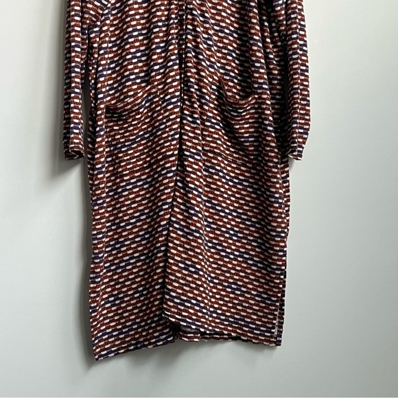 LOGO by Lori Goldstein Jacquard Duster Cardigan Purple Slate A611258 Longline - Picture 6 of 15